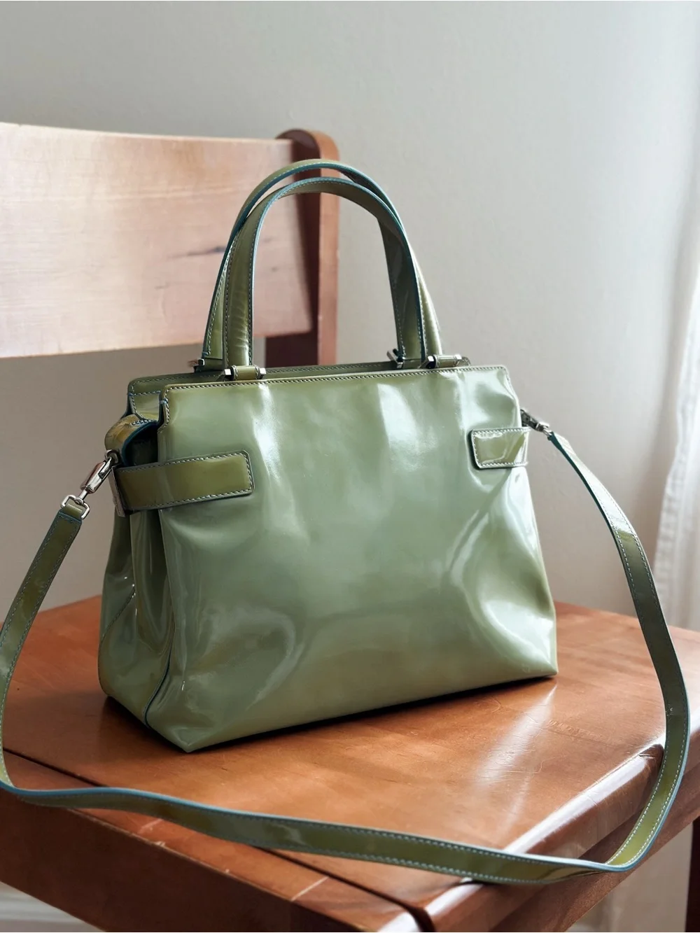 Salvatore Ferragamo Leather Top Handle Bag